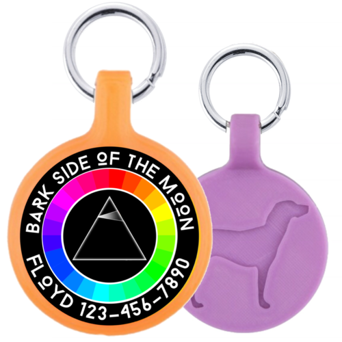 eco plastic dog ID tag